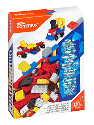 Mega Construcx Daring Box of Blocks Bausatz - Bausatz Bausatz Bausatz - Bunt - 5 Strichstärke 130 Kinder/Mädchen von Mega Construx