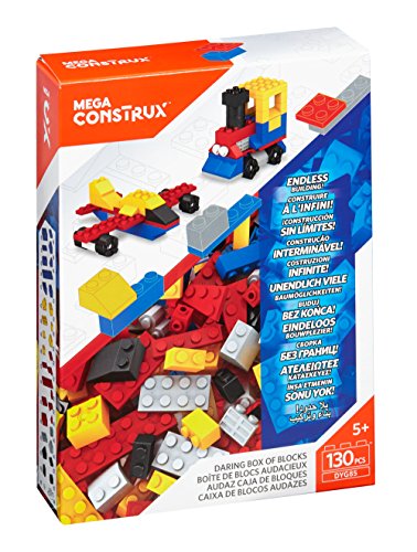 Mega Construx Daring Box of Blocks Bausatz, Bausatz, Mehrfarbig, für Kinder ab 5 Jahren, 130 Teile Mega Construx Daring Box of Blocks Bausatz, Bausatz, Mehrfarbig, für Kinder ab 5 Jahren, 130 Teile von Mega Brands