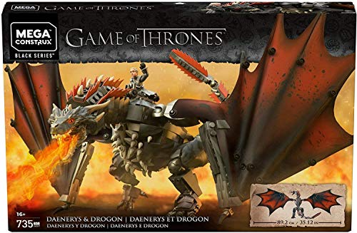 Mega Construx GKG97 Game of Thrones Daenerys und Drogon von Mega