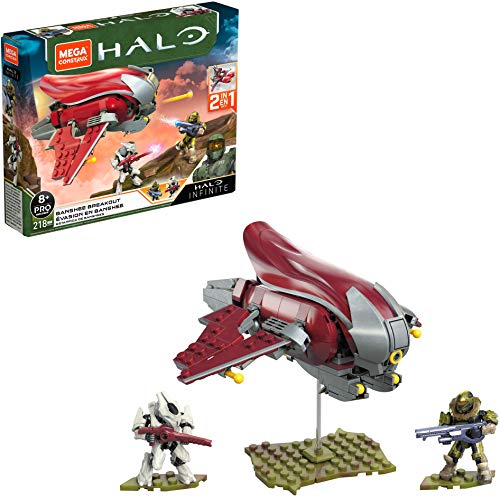 MEGA Construx GNB24 - Halo Infinite Banished Banshee-Fahrzeug, mit 218 Bausteinen, Spielzeug ab 8 Jahren von MEGA