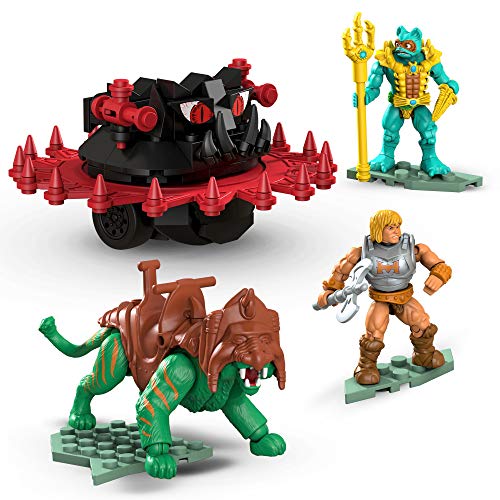 MEGA Construx GPH23 - Probuilder Masters of The Universe Classic Roton Assault, enthält Zwei Mikro-Actionfiguren zum Sammeln, Spielzeug ab 8 Jahren von MEGA