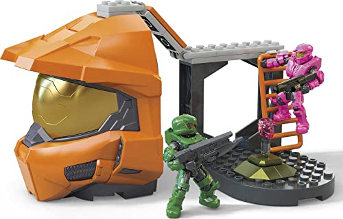 Mega Construx Halo – HHC35 – Zonenkontrolle – Packung mit 2 beweglichen Figuren 8 cm – enthält 63 Stück von Mega Construx