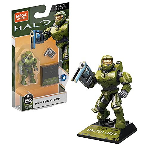 Mega Construx Halo Heroes Series 14 – Figur mit Gelenken, 5 cm – Master Chief Mega Construx Halo Heroes Series 14 – Figur mit Gelenken, 5 cm – Master Chief von Mega Construx