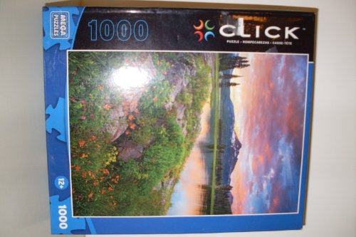 Click 1000 Teile Puzzle-Columbine Island Sunset von Mega Puzzle