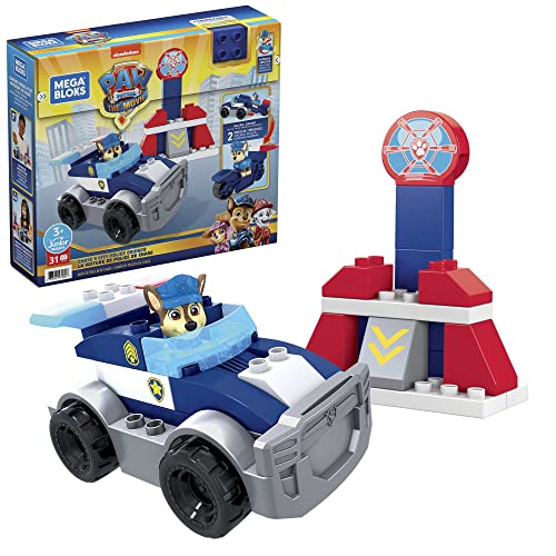 MEGA GYJ00 – Mega Bloks Paw Patrol Polizei Bauset mit 31 Bausteine, Spielset für Kinder ab 3 Jahren von Mega Brands
