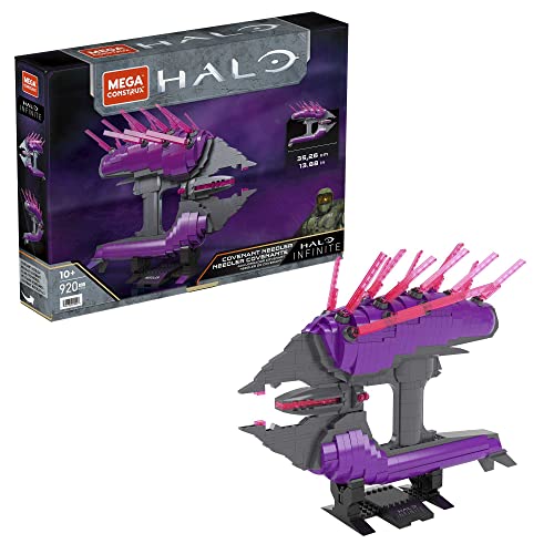 Mega HDC30 Construx Halo Covenant Needler Collector Halo Infinite Konstruktionsspielzeug, Bauspielzeug für Kinder ab 10 Jahren von Mega