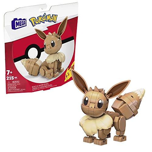 MEGA HDL84 - Mega Construx Evoli Pokémon Baukasten, Konstruktionsspielzeug für Kinder, Spielzeug ab 7 Jahren von Mega Brands
