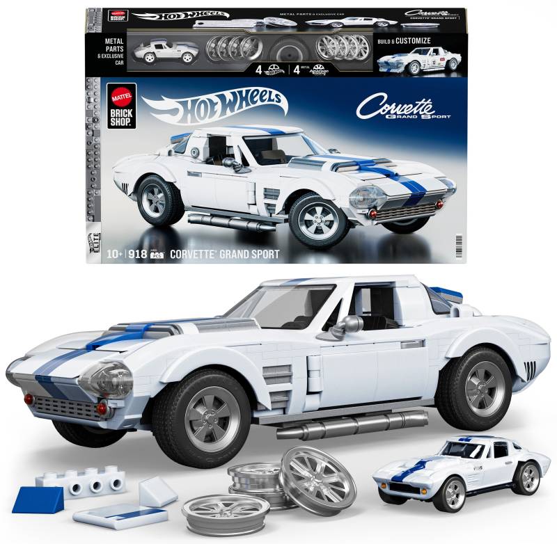 Mattel Brick Shop Hot Wheels Elite Series Brick Shop Hot Wheels Bau-Set Corvette Grand Sport 918 Teile Mattel Brick Shop Hot Wheels Elite Series Brick Shop Hot Wheels Bau-Set Corvette Grand Sport 918 Teile von Mattel