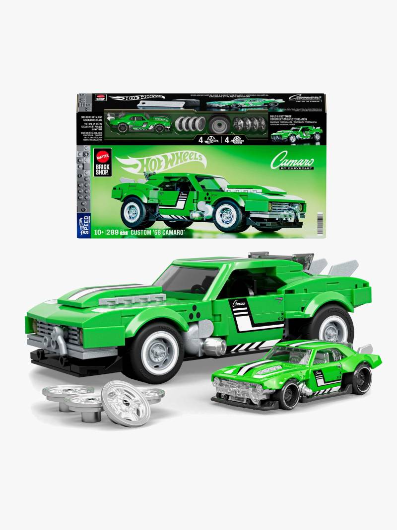 Mattel Brick Shop Hot Wheels Bau-Set Custom ’68 Camaro 289 Teile von Mega