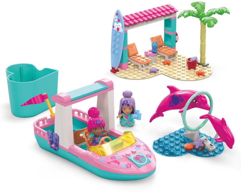 Mega Barbie Color Reveal Spielset Delfinexpedition 121 Teile von Mega