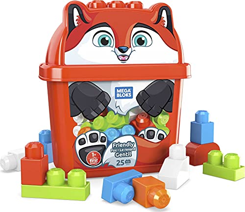MEGA Bloks GRV22 - Fuchs, Bausteine für Kleinkinder (25 Bausteine), Spielzeug ab 1 Jahr von Mega Bloks