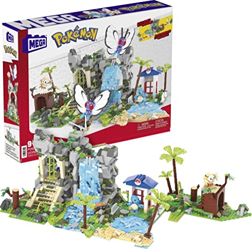 Mega Construx HHN61 - Pokémon Ultimate Jungle Expedition, Dschungel Bauset mit 1347 Teilen, Konstruktions-Spielzeug für Erwachsene und Kinder ab 9 Jahren von MEGA