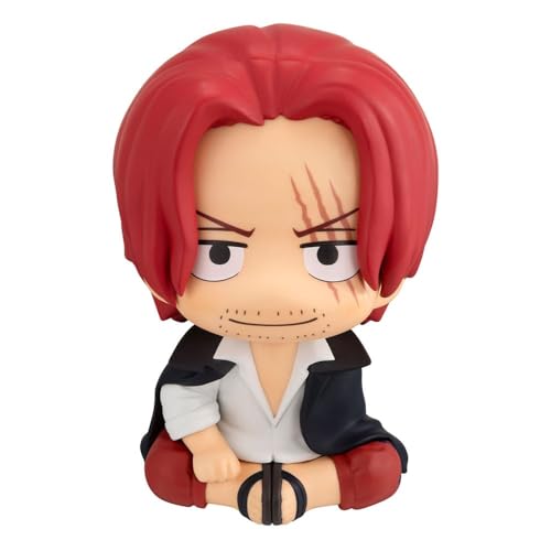 Megahouse, Lookup Shanks One Piece Figur (mit Geschenk), 11 cm, MH839542, Mehrfarbig, Sammelfigur, optimales Geschenk für Anime-Fans One Piece von MegaHouse