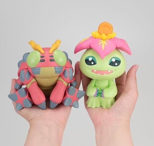 Megahouse MH841163 Actionfigur Tentomon und Palmon Set Digimon Adventure, Lookup, 11 cm, mehrfarbig, Sammelfigur, optimal für Anime-Fans (Banpresto) von MegaHouse