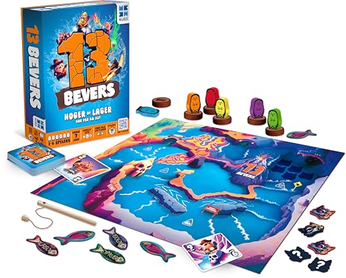 13 Bivers - Abenteuerliches Brettspiel ab 7 Jahren - höher oder niedriger - für alle Altersgruppen - 2 bis 6 Spieler 13 Bivers - Abenteuerliches Brettspiel ab 7 Jahren - höher oder niedriger - für alle Altersgruppen - 2 bis 6 Spieler von Megableu