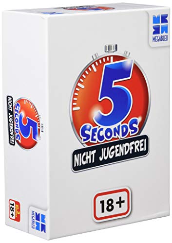 Megableu nicht jugendfrei 5 Seconds 18+ Kartenspiel, Gesellschaftsspiel für Erwachsene, für 3 bis 20 Spieler von Megableu