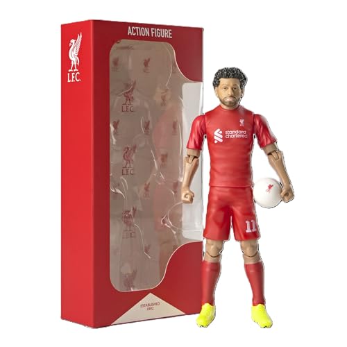 Megableu - Fußballfigur Salah – 20 cm – große Fußballfigur realistisch & beweglich – offizielles Lizenzprodukt – 10 Gelenkpunkte – Fußball Liverpool FC – Geschenkidee für Fans Mo Salah Megableu - Fußballfigur Salah – 20 cm – große Fußballfigur realistisch & beweglich – offizielles Lizenzprodukt – 10 Gelenkpunkte – Fußball Liverpool FC – Geschenkidee für Fans Mo Salah von Megableu