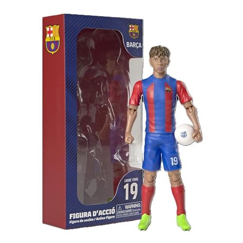 Megableu Fußballfigur Yamaha – 20 cm – große Fußballfigur realistisch & beweglich – offizielles Lizenzprodukt – 10 Gelenkpunkte – Spielzeug Fußball FC Barcelona – Geschenkidee für Fans L. Yamal Megableu Fußballfigur Yamaha – 20 cm – große Fußballfigur realistisch & beweglich – offizielles Lizenzprodukt – 10 Gelenkpunkte – Spielzeug Fußball FC Barcelona – Geschenkidee für Fans L. Yamal von Megableu