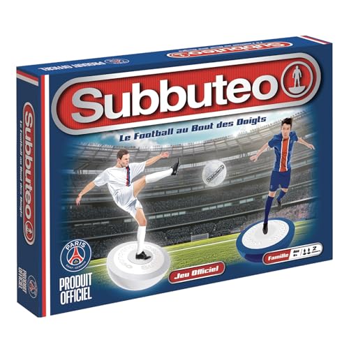 Megableu Subbuteo Paris Saint-Germain – Gesellschaftsspiel für Erwachsene und Kinder ab 6 Jahren – Strategisches Kannenspiel – offizielles PSG-Produkt – 2 Spieler – komplettes Material – französische Megableu Subbuteo Paris Saint-Germain – Gesellschaftsspiel für Erwachsene und Kinder ab 6 Jahren – Strategisches Kannenspiel – offizielles PSG-Produkt – 2 Spieler – komplettes Material – französische von Megableu