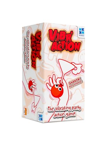 Megableu Vibraction, das lustige vibrierende Party-Actionspiel, geschüttelt Nicht gerührt, ideal für Spieleabend, ab 14 Jahren, für 2 oder mehr Spieler, Rot, Weiß, Orange Megableu Vibraction, das lustige vibrierende Party-Actionspiel, geschüttelt Nicht gerührt, ideal für Spieleabend, ab 14 Jahren, für 2 oder mehr Spieler, Rot, Weiß, Orange von Megableu