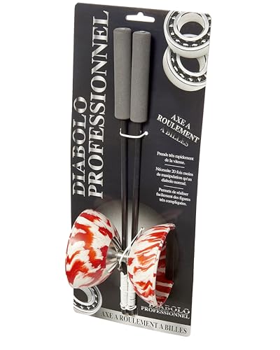 Megagic Diabolo JU9RF Kugellager, Rot/Weiß Megagic Diabolo JU9RF Kugellager, Rot/Weiß von Megagic