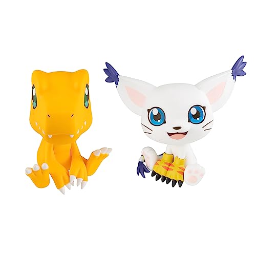 Megahouse Digimon Adventure Look Up Agumon & Tailmon Vinyl Figuren Set mit Kissen von MegaHouse