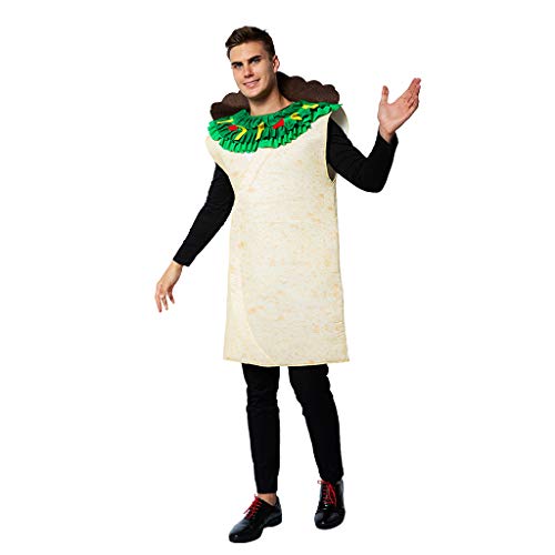 Megartico Halloween Herren Taco Kostüme für Erwachsene Herren Lustiges Food Kostüm Burrito Outfit von Megartico
