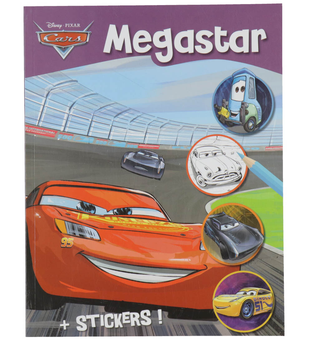 Megastar Malbuch m. Stickers - 128 Seiten - Disney Cars - Megastar - One Size - Malbücher von Megastar