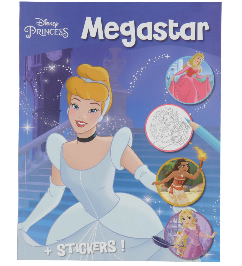 Megastar Malbuch m. Stickers - 128 Seiten - Disney Princess - Megastar - One Size - Malbücher von Megastar