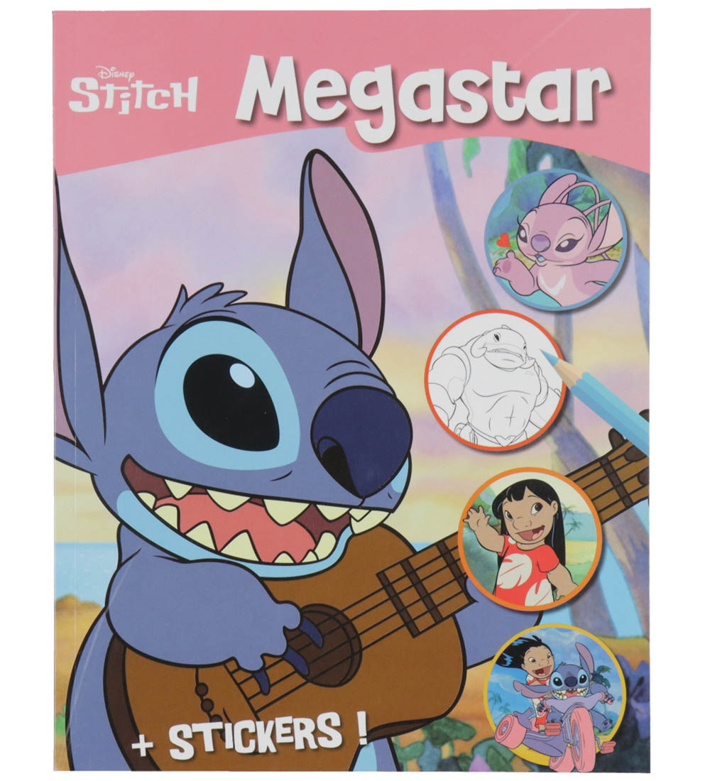 Megastar Malbuch m. Stickers - 128 Seiten - Disney Stitch - Megastar - One Size - Malbücher von Megastar