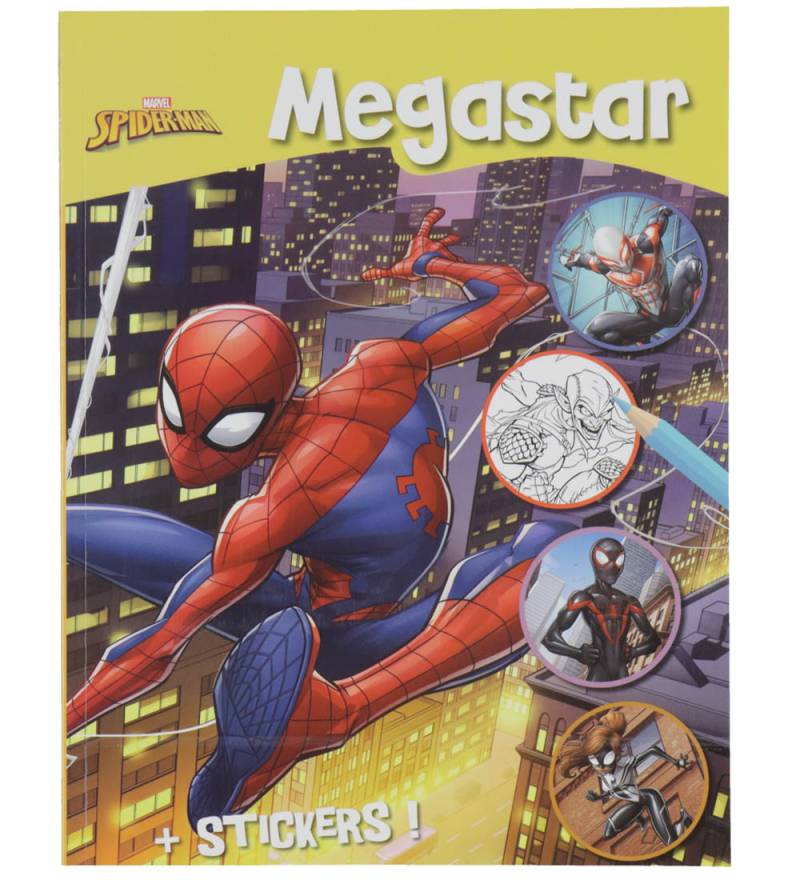 Megastar Malbuch m. Stickers - 128 Seiten - Marvel Spiderman - Megastar - One Size - Malbücher Megastar Malbuch m. Stickers - 128 Seiten - Marvel Spiderman - Megastar - One Size - Malbücher von Megastar