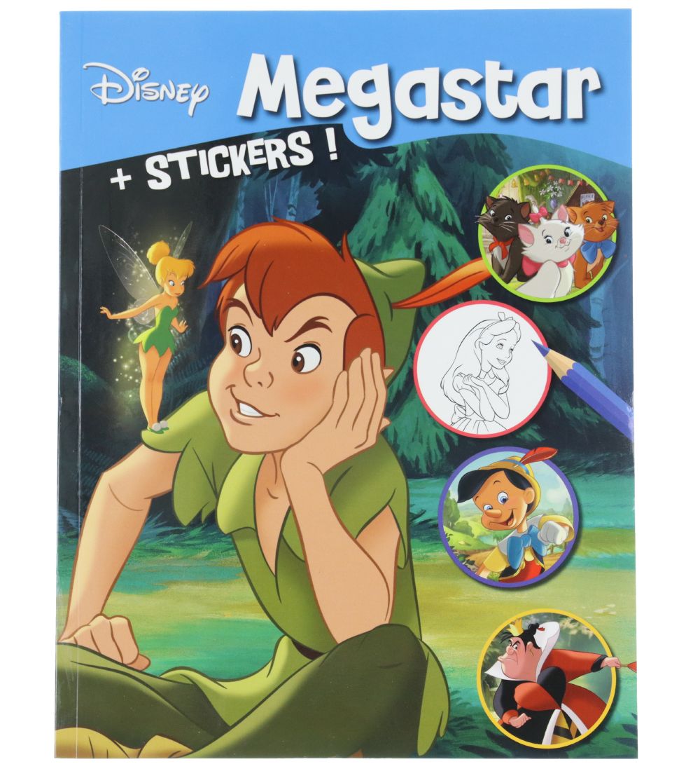 Megastar Malbuch m. Stickers - 208 Seiten - Peter Pan - Megastar - One Size - Malbücher von Megastar