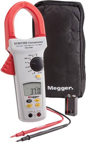 Megger DCM1500 Hand-Multimeter, Stromzange digital CAT IV 600V Anzeige (Counts): 4000 von Megger