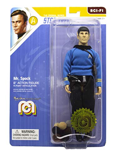Mego Star Trek Retro Actionfigur TOS Mr. Spock (The Trouble with Tribbles) von Mego