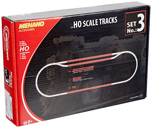 MEHANO – F103 – Schienenset Nr. 3 für Modelleisenbahnen von Mehano