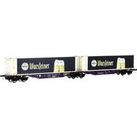 Mehano 28399 HO Containerwagen Sggmrss'90 Warsteiner der RailRelease Warsteiner der RailRelease Mehano 28399 HO Containerwagen Sggmrss'90 Warsteiner der RailRelease Warsteiner der RailRelease von Mehano