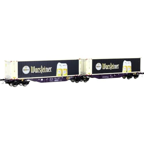 Mehano 28399 HO Containerwagen Sggmrss'90 Warsteiner der RailRelease Warsteiner der RailRelease von Mehano