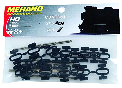Mehano MEHANOF246 F246 Schienenverbindungen und Steckverbindern Set, 40 Stück, Mehrfarbig von Mehano