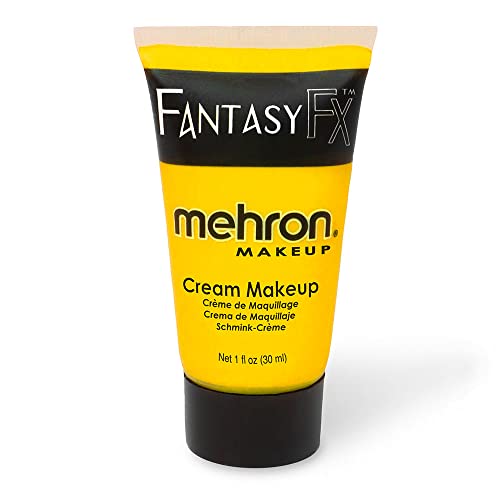 Mehron Fantasie FX Professionelle Face & Body Make-up-Gelb 30ml von Mehron