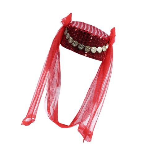 Ethnischer chinesischer Mongolischer Hut Tanzaufführungen Hut Minderheit Volkskopfschmuck Modeaccessoire von Meiliyizu