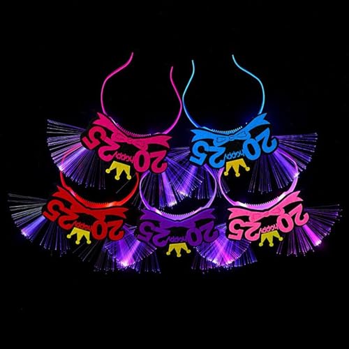 Meiliyizu 5 x blinkende Stirnbänder für den Außenbereich, Halloween-Haarreif für festliche Anlässe und Versammlungen Meiliyizu 5 x blinkende Stirnbänder für den Außenbereich, Halloween-Haarreif für festliche Anlässe und Versammlungen von Meiliyizu