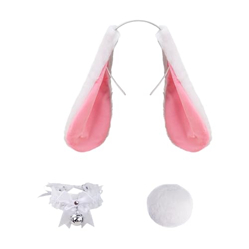 Meiliyizu Bezauberndes Haarband mit Cartoon-Hasen, auffälliger Kopfschmuck für Halloween, Cosplay, Rollenspiele Meiliyizu Bezauberndes Haarband mit Cartoon-Hasen, auffälliger Kopfschmuck für Halloween, Cosplay, Rollenspiele von Meiliyizu