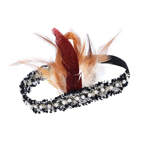 Meiliyizu Flapper Kopfschmuck Brüllender 20er Jahre Gefiederter Haarschmuck Brüllende 20er Jahre Haarschmuck für Hochzeit Party Aufführungen Karneval Meiliyizu Flapper Kopfschmuck Brüllender 20er Jahre Gefiederter Haarschmuck Brüllende 20er Jahre Haarschmuck für Hochzeit Party Aufführungen Karneval von Meiliyizu