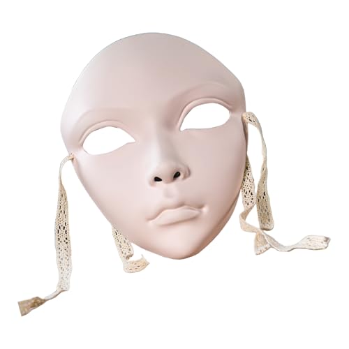 Meiliyizu Handbemalte Halloween-Party, Vollgesichtsmaskerade für Damen und Herren, Cosplay, Halloween-Kostüm-Zubehör Meiliyizu Handbemalte Halloween-Party, Vollgesichtsmaskerade für Damen und Herren, Cosplay, Halloween-Kostüm-Zubehör von Meiliyizu