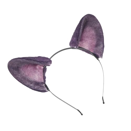 Meiliyizu Handgefertigter Plüsch-Katzenohren-Haarreif, Kunstpelz, Schwanz, Simulationsdesigns, leuchtende Farben, für Halloween-Partys, Foto-Requisiten Meiliyizu Handgefertigter Plüsch-Katzenohren-Haarreif, Kunstpelz, Schwanz, Simulationsdesigns, leuchtende Farben, für Halloween-Partys, Foto-Requisiten von Meiliyizu