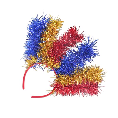 Meiliyizu Lametta-Stirnband für Tanz, Bühne, Spielkostüm, Karneval, auffälliges Nietenkristall-Kostüm Meiliyizu Lametta-Stirnband für Tanz, Bühne, Spielkostüm, Karneval, auffälliges Nietenkristall-Kostüm von Meiliyizu