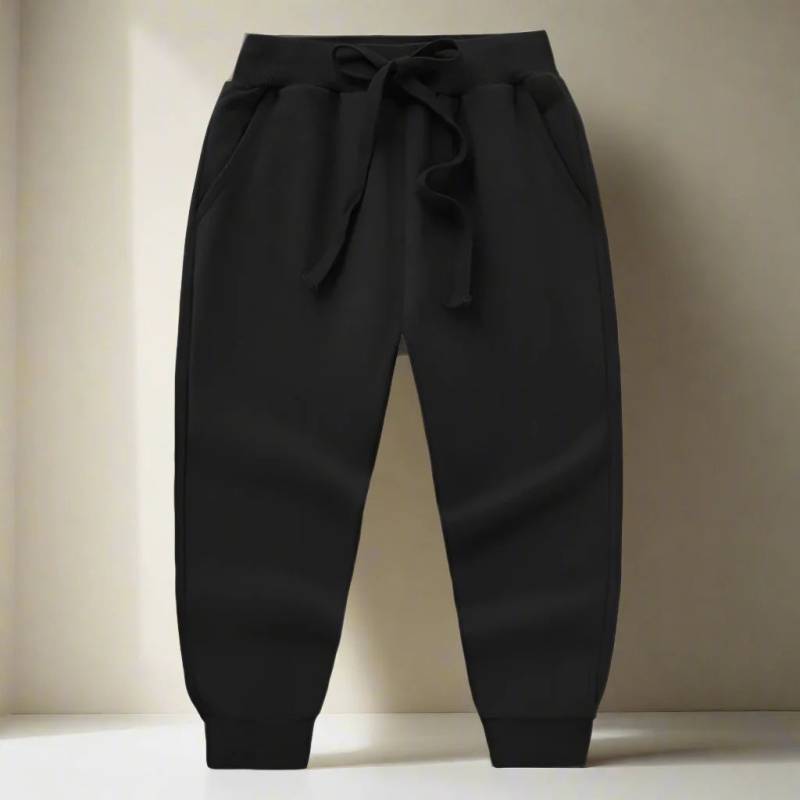 ActiveWear– Cool&Flexibel - Jogginghose für Kinder Schwarz / 90 (12–24 Monate) | Pädagogisches Holzspielzeug von Mein Kleines Baby