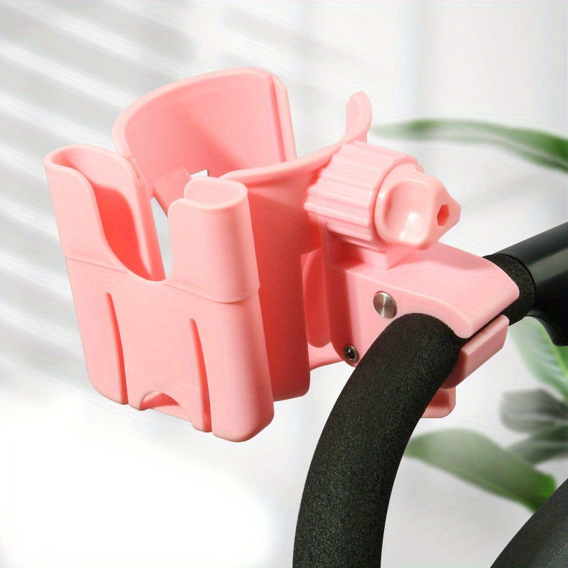 Addis– Immer griffbereit – Telefon- und Becherhalter für Kinderwagen Rosa | Pädagogisches Holzspielzeug von Mein Kleines Baby