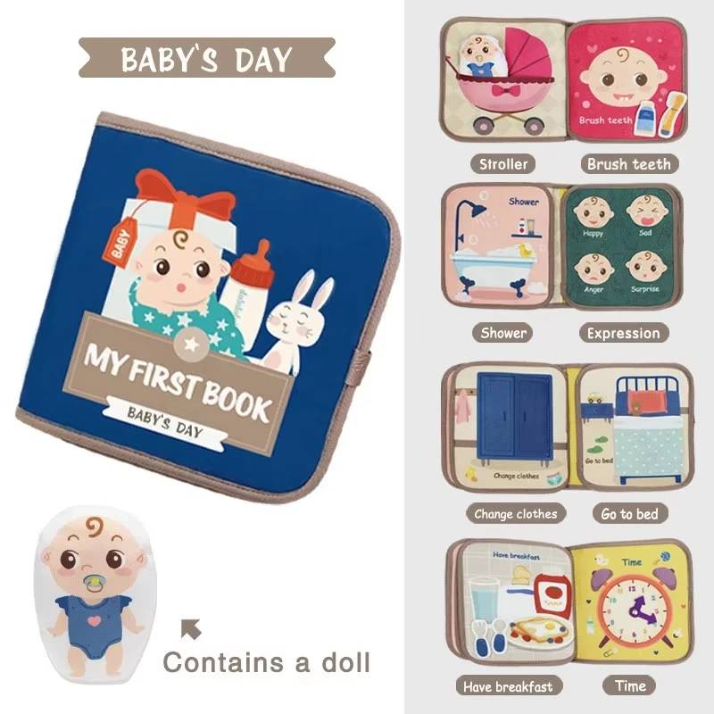 Adventure Busy Book™ - Erforschen&Spielen Babyleben | Pädagogisches Holzspielzeug von Mein Kleines Baby