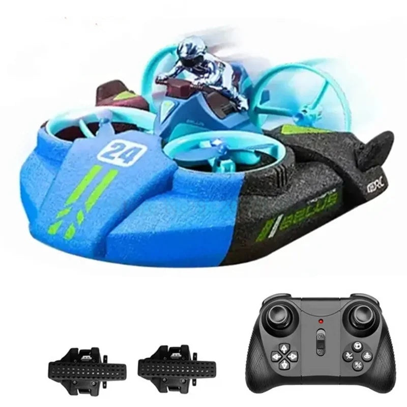 AirCruiser – 360° Abenteuer – RC-Drohne Blau / 2 | Pädagogisches Holzspielzeug von Mein Kleines Baby